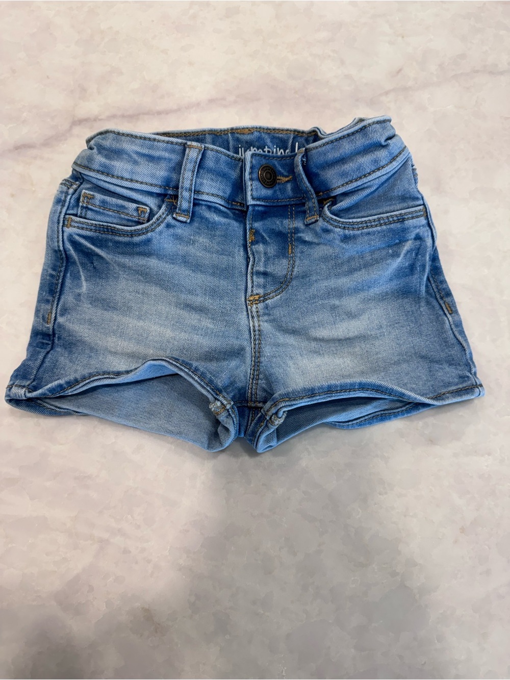 jumping beans Light Blue Denim Girls' Shorts